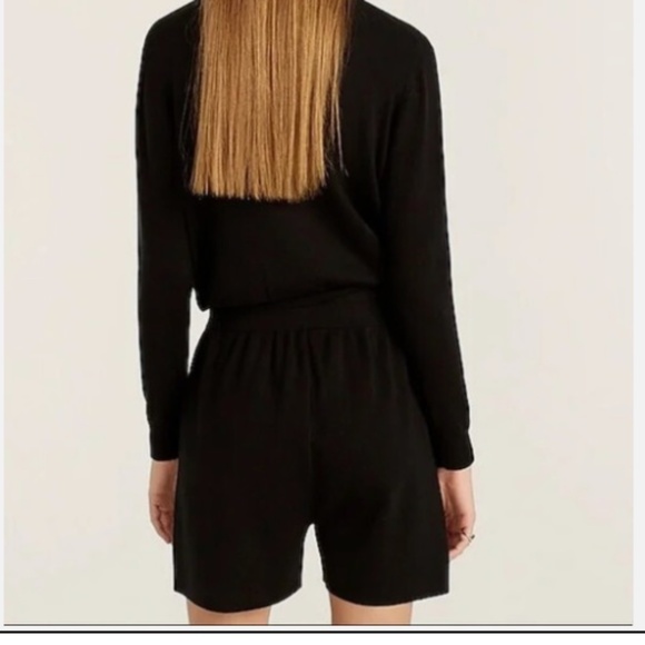 J. Crew Drawstring silk-blend sweater-short Black Size L - Picture 3 of 3